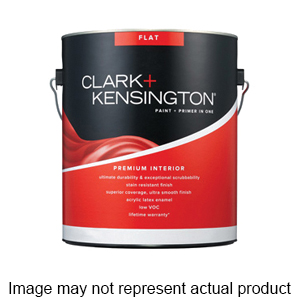 Interior Paint, Clark+Kensington, Flat, Neutral, 1 qt - 1