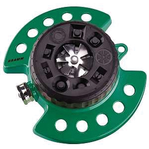 50-15024 Turret Sprinkler, Green, Metal