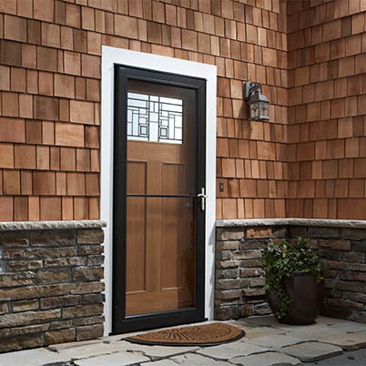 Storm Door, Andersen, Full View, Right Hand, White, 36 in W x 80 in H - 1