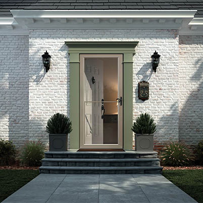 Storm Door, Andersen, Full View, Right Hand, White, 36 in W x 80 in H - 2