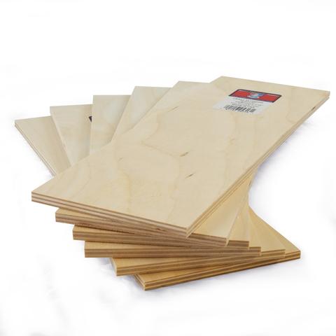 Midwest Products 5313 Craft Plywood, 12 in L, 4 in W, 1/4 in Thick, Birch