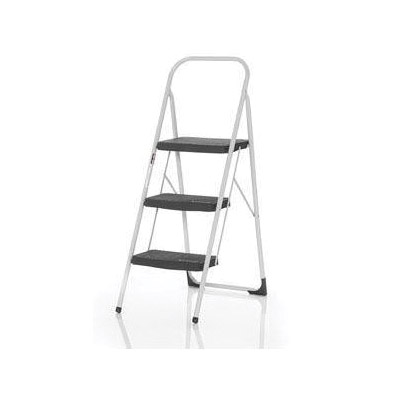 Cosco 11402CLGG2 Folding Step Stool, 45.27 in H, 3-Step, 200 lb, Resin