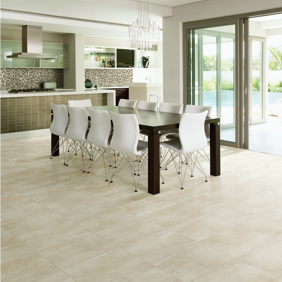 Invoke Series Tile, Daltile, 12 in W x 24 in L, Porcelain - 2