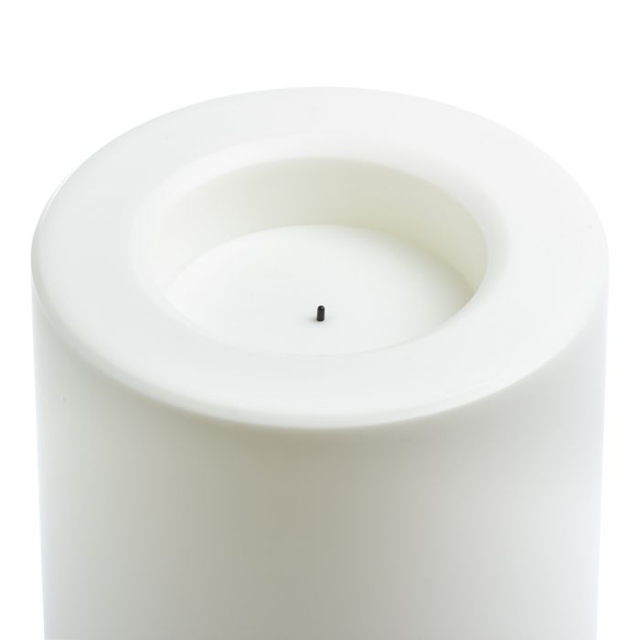 Sterno Home CGT12629WH Candle, 1000 hr Burning, White Candle, LED Bulb - 2