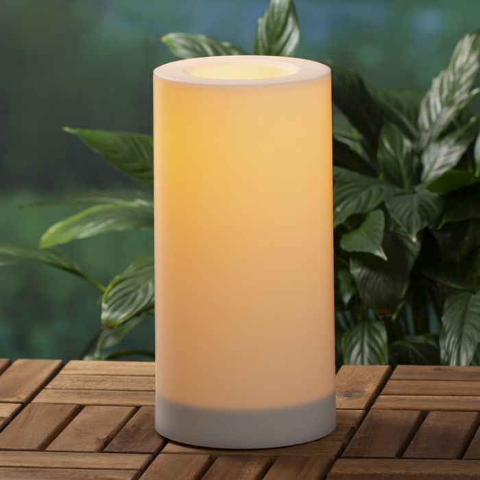 Sterno Home CGT12629WH Candle, 1000 hr Burning, White Candle, LED Bulb - 4