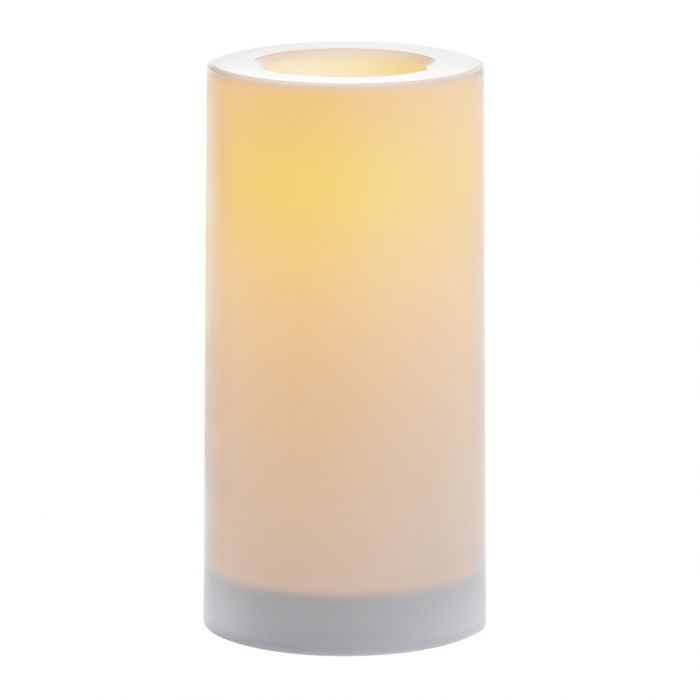 Sterno Home CGT12629WH Candle, 1000 hr Burning, White Candle, LED Bulb - 5