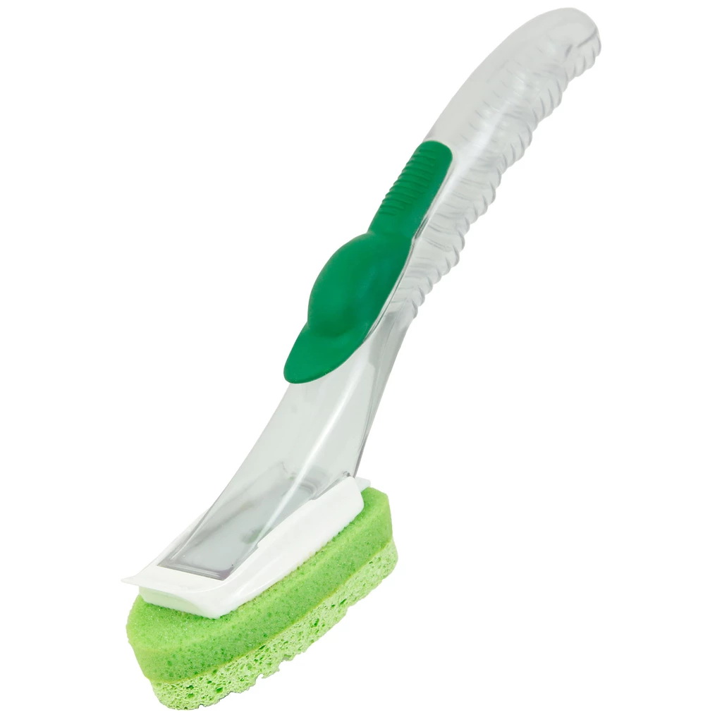 Libman 1130 Foaming Dishwand, Sponge Bristle, 11-1/4 in L, PVC Handle