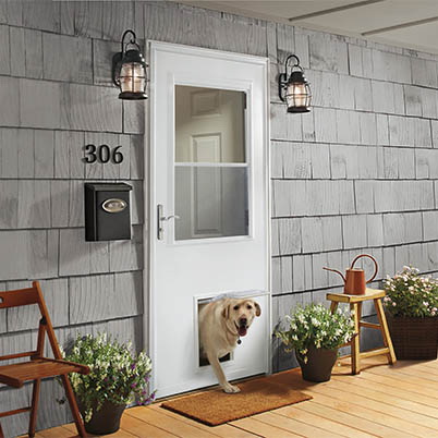 Storm Door, Andersen, White, 36 in W x 80 in H - 2