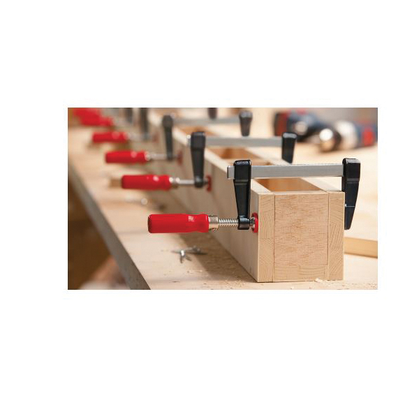 Bessey LM Series LM2.004 Light-Duty Bar Clamp, 330 lb, 4 in Max Opening Size, 2 in D Throat, Cast Zinc/Steel Body - 2