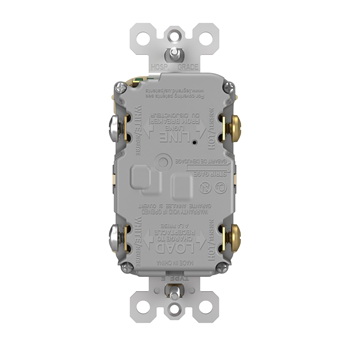 Radiant GFCI Outlet, Pass & Seymour, 125 V, 15 A, NEMA: NEMA 5-15R, Back and Side Wiring, Ivory - 4