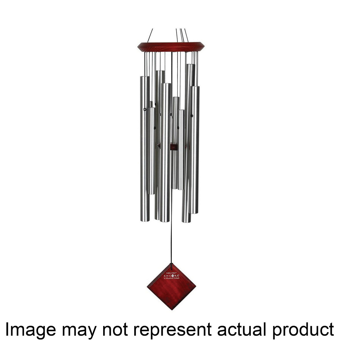DCS30 Wind Chime, Orion, Silver/Wood, Bubinga