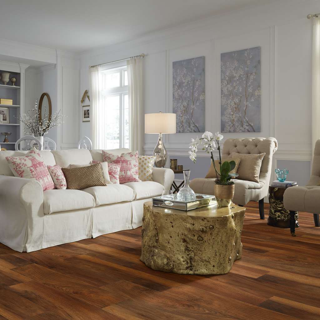 Luxury Vinyl Plank, Shaw, Paramount, 7 in W x 48 in L, 12 mil, Amber Oak, 18.68 sq-ft per Box - 2