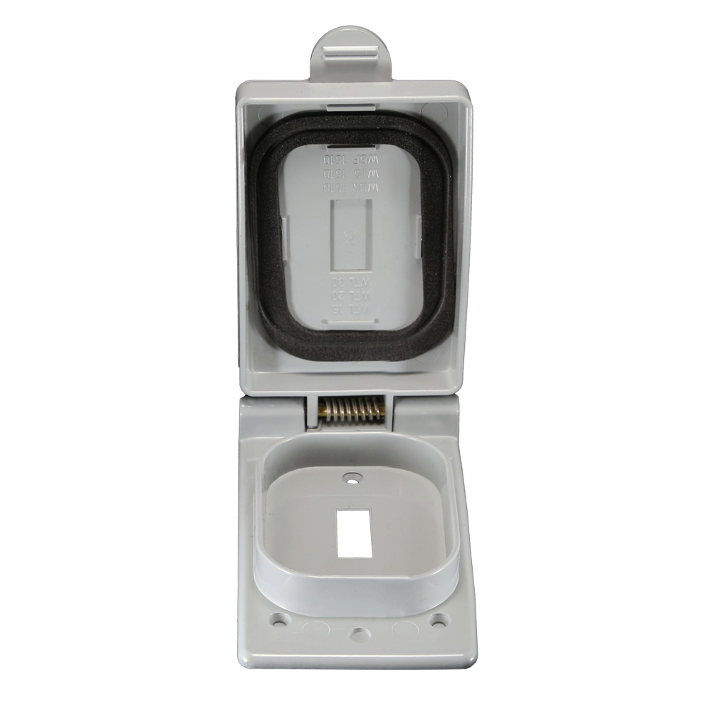 CANTEX 5133361 Switch Cover, 4.93 in L, PVC, 2.85 in W, 1-Gang