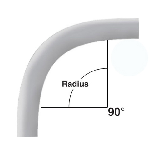 Conduit Elbow, Cantex, 90 deg Angle, 2-1/2 in, PVC, Gray - 1