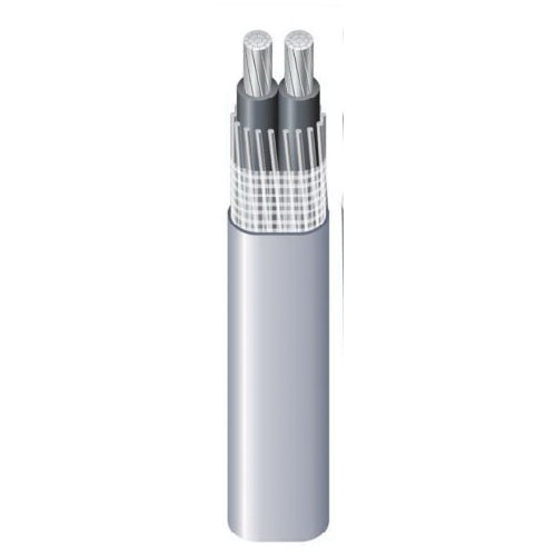 Service Entrance Cable 4 AWG 3-Conductor Aluminum Wire, Alumaflex, Sheathed Cable, PVC Insulation, Gray, Sold by the Foot - 1