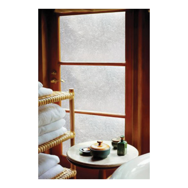 ARTSCAPE 01-0134 Window Film, 36 in L, 24 in W, Rice Paper Pattern, Clear - 3