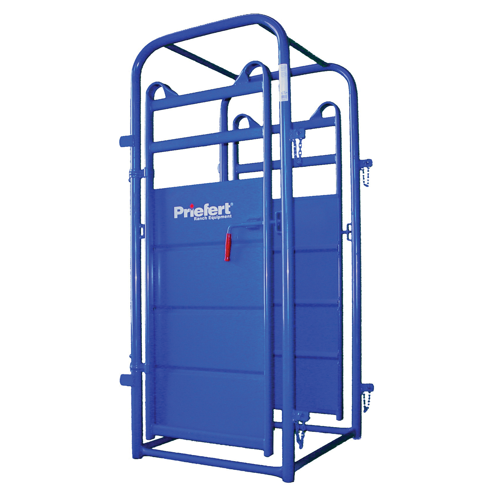 PC Palpation Cage, Priefert Blue, Powder-Coated, For: Priefert S01, S0191, S04 Squeeze Chutes