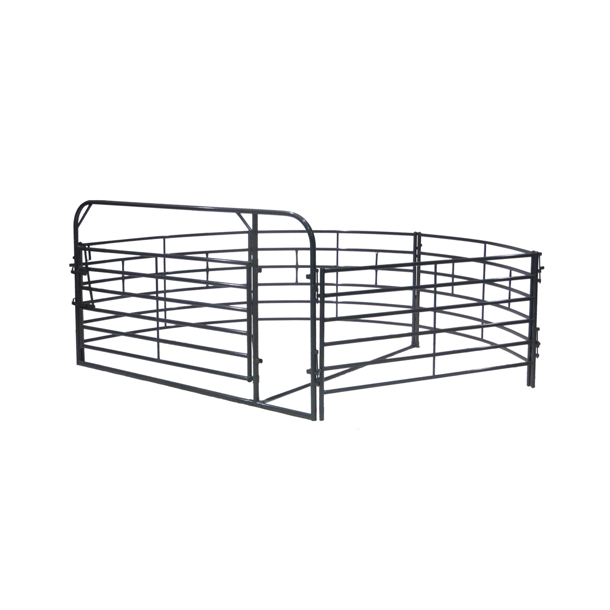 PS135-1GY Premier Open Sweep, 10 ft W Gate, 7 ft H Gate, Gray