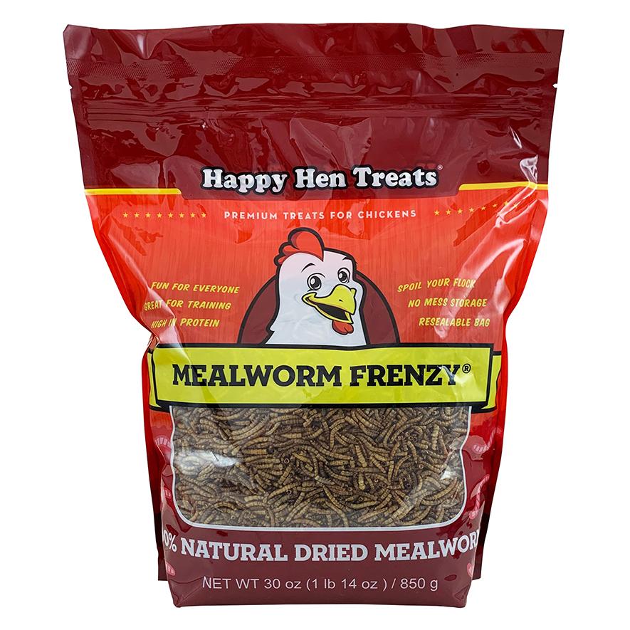 Happy Hen Treats Mealworm Frenzy 17006 Poultry Treat, 5 lb