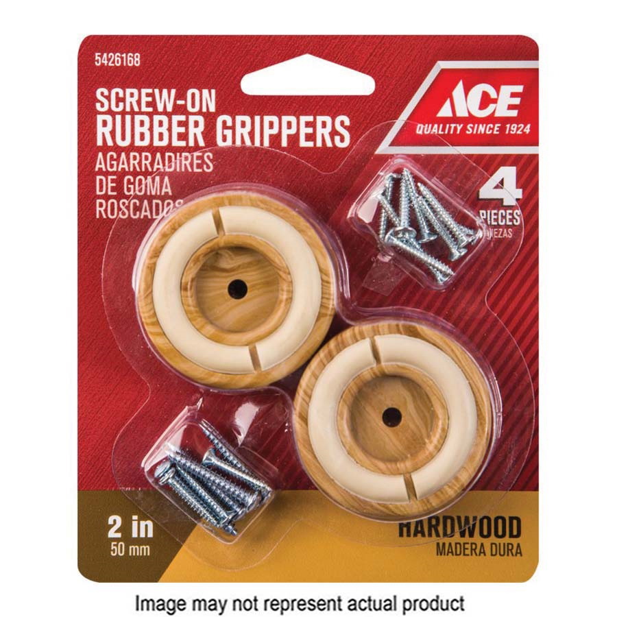 ACE 3693/ACE Non-Slip Cup, 2 in W, Round, Rubber, Brown - 1