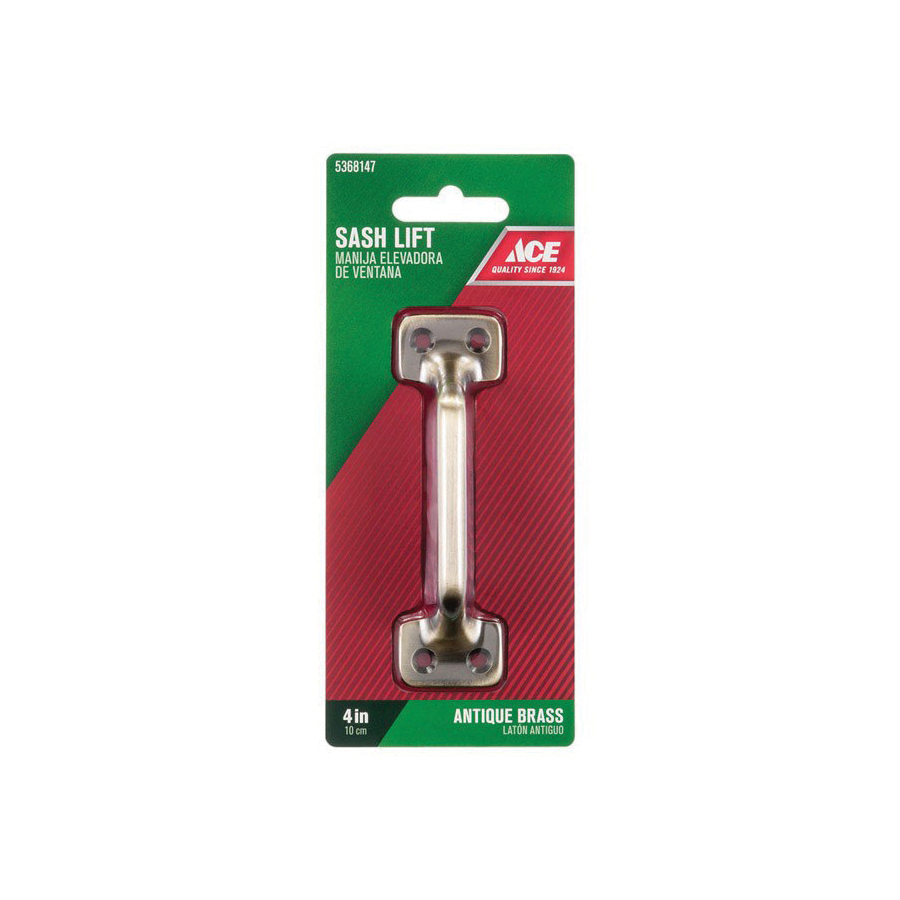 ACE 01-3825-147 Sash Lift Handle, Brass, Antique Brass - 2