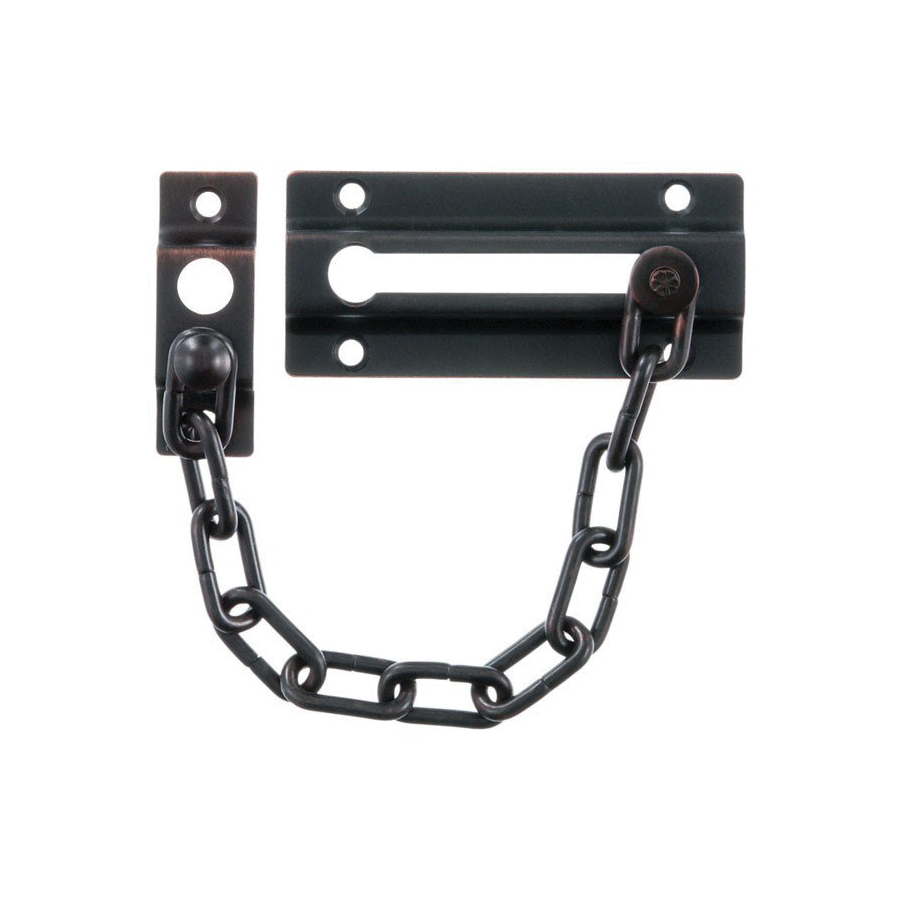 ACE 01-3016-148 Chain Door Guard, 3.38 in L, Steel, Oil-Rubbed Bronze - 1