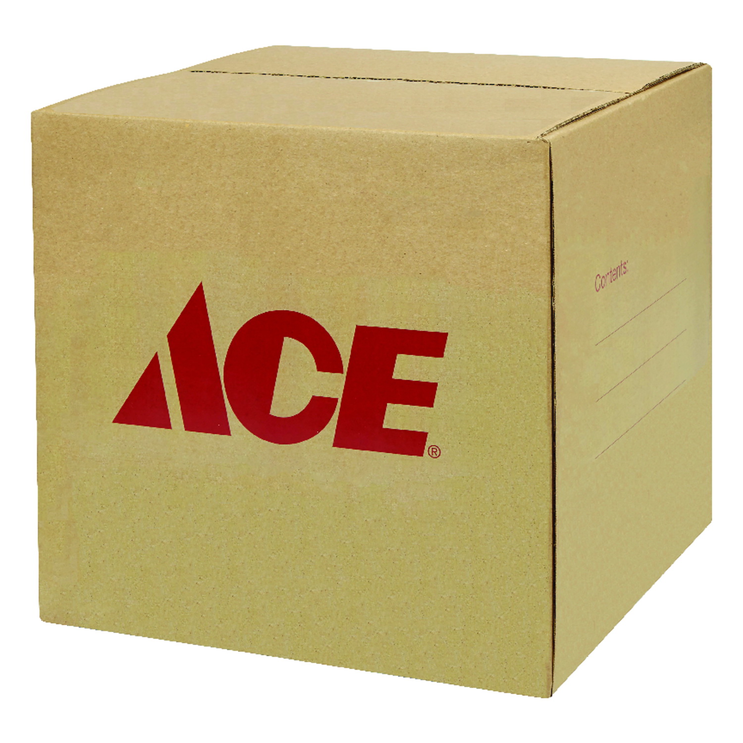 ACE 284686 Corrugated Box, 12 in L, 12 in W, 32 lb Capacity, Cardboard - 2
