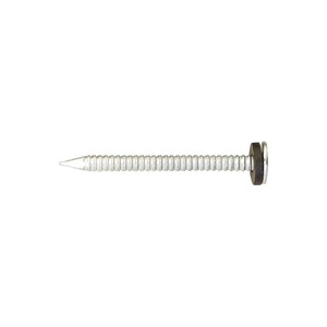 ACE 5096854 Roofing Nail, 1-3/4 in L, Round Head, Steel, Silver - 1