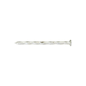 ACE 78832 Deck Nail, 16D, 3-1/2 in L, Steel, Hot-Dipped Galvanized, Flat Head, Spiral Shank, Silver, 1 lb - 1