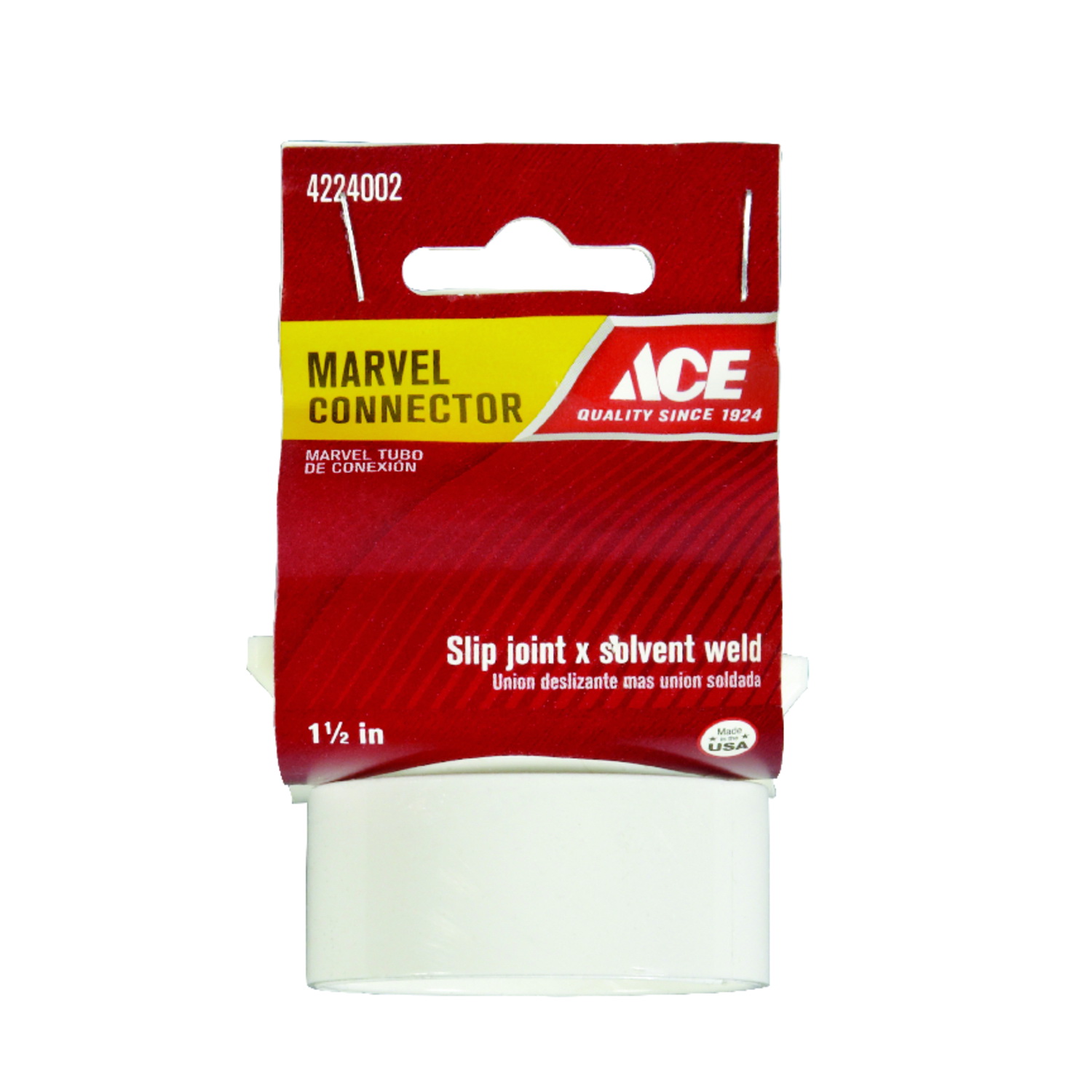 ACE ACE999W Marvel Connector, Polypropylene, White - 2