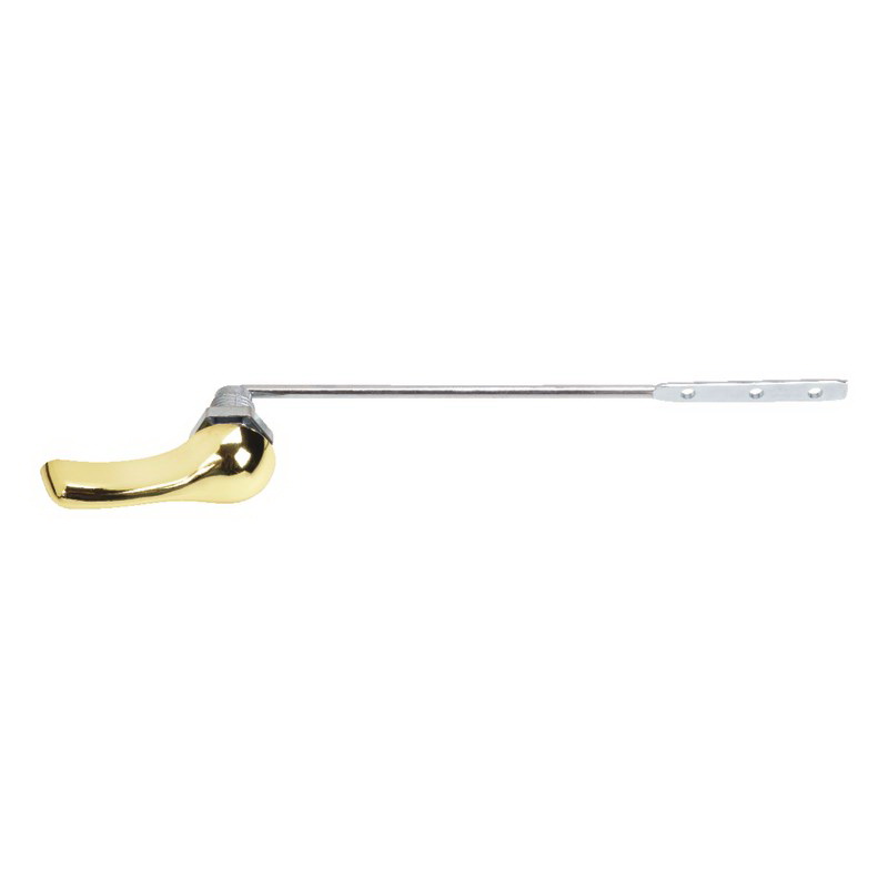 ACE ACE835-58PB Flush Lever, Front Mounting, 8 in L Flush Arm, Brass, Polished - 1