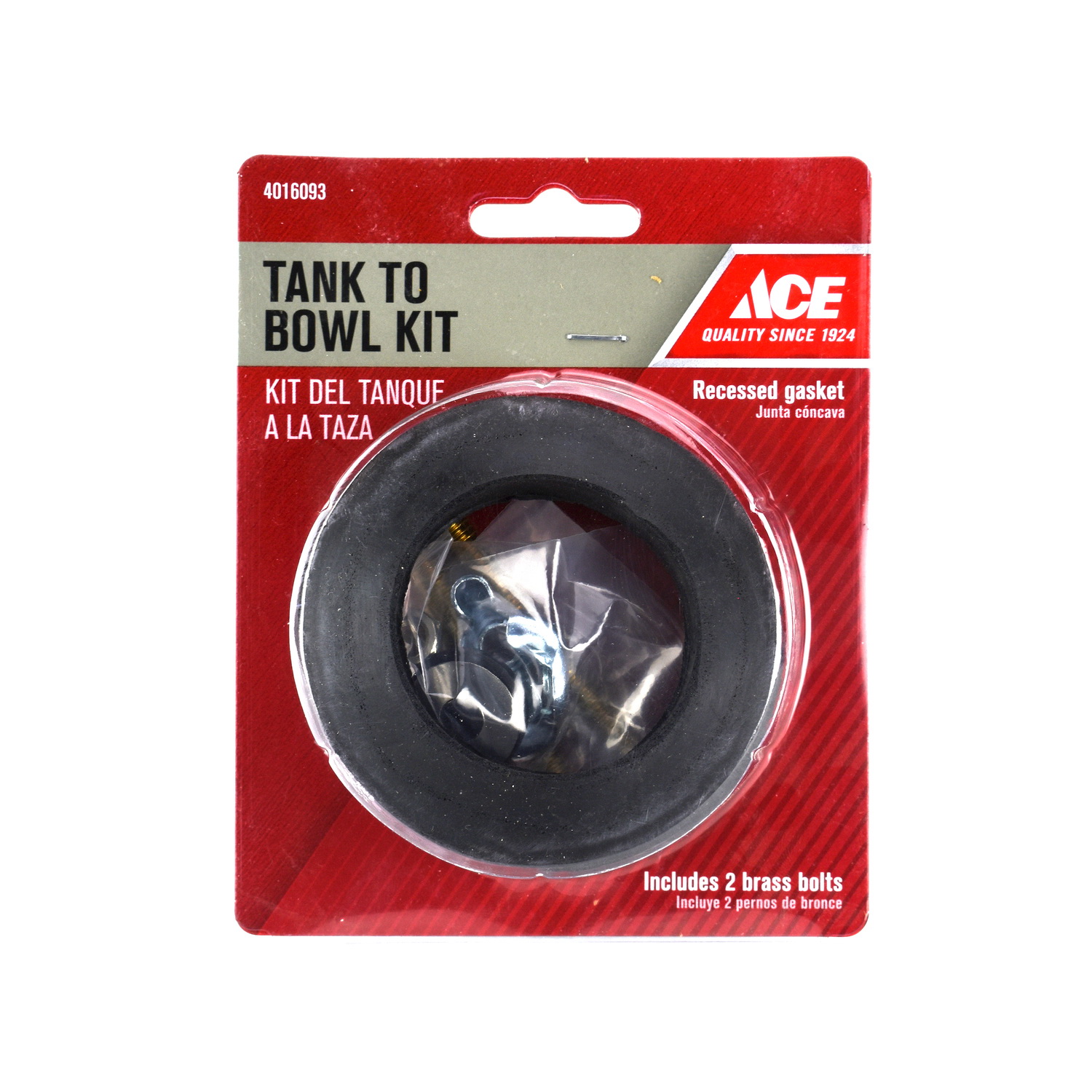 ACE ACE830-36 Tank-to-Bowl Kit, Brass/Rubber - 3
