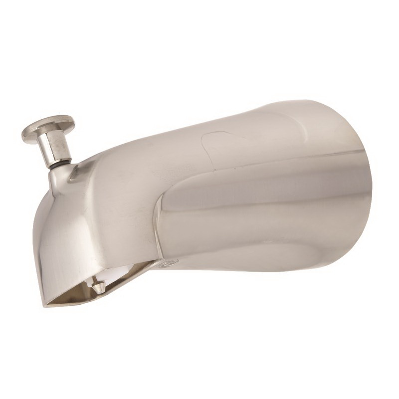 ACE ACE825-36BN Bathtub Diverter Spout, 1/2 in Connection, IPS, Metal, Brushed Nickel - 1