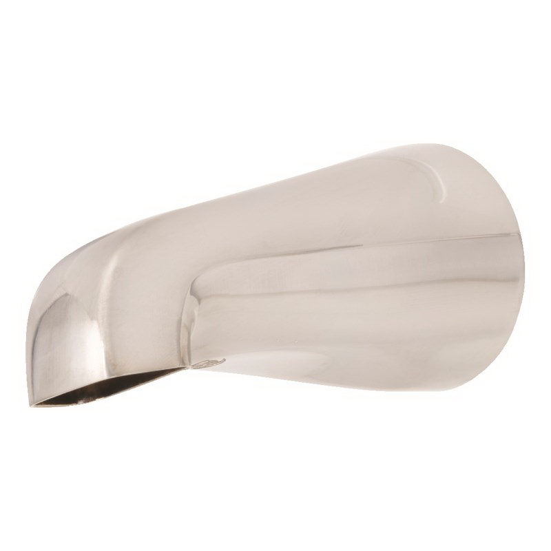 ACE ACE825-30BN Bathtub Diverter Spout, 1/2, 3/4 in Connection, IPS, Metal, Brushed Nickel - 1