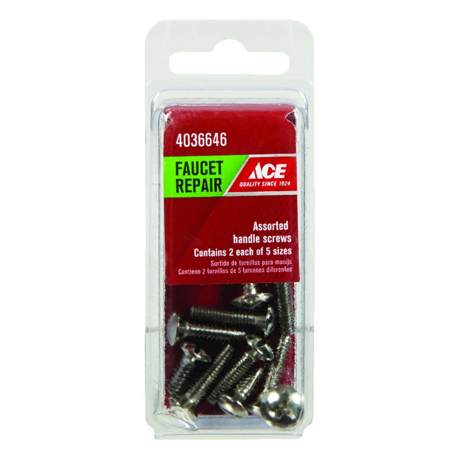 ACE A0088356 Handle Screw Kit, Chrome Plated - 2