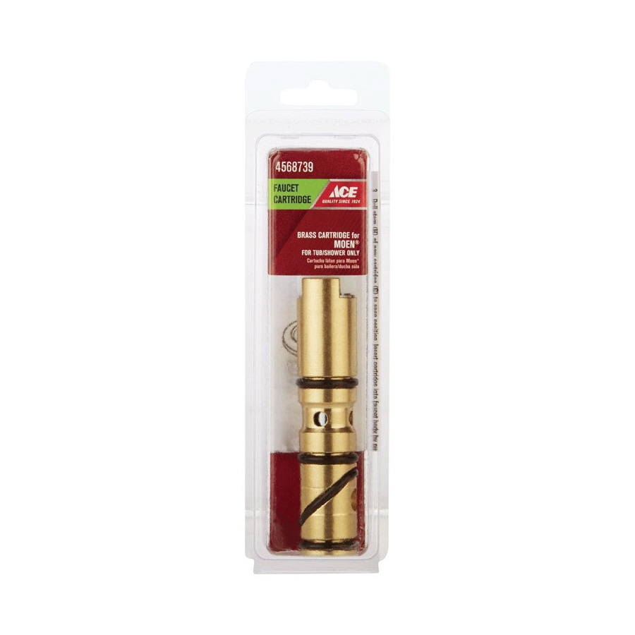 ACE 9DA80993TS Faucet Cartridge, Brass, 4.02 in L, For: Moen Kitchen, Lavatory, Tub/Shower Faucets, OEM# 1200 - 2