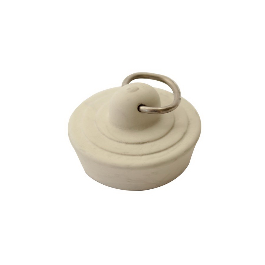 ACE 410AP Sink Stopper, Rubber, Nickel, For: 3/4 in x 1/2 in Faucets, Plumbing Repairs - 1