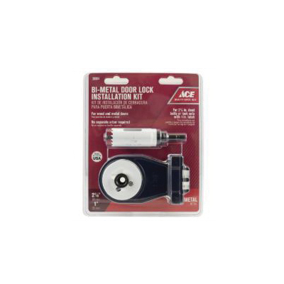 ACE 26004A Door Lock Installation Kit, Bi-Metal Blade - 1