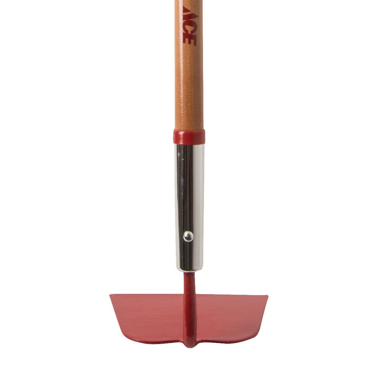 Garden Hoe, Ace, 6 in W Blade, Steel Blade, Forged Blade, Wood Handle, 63 in OAL - 2