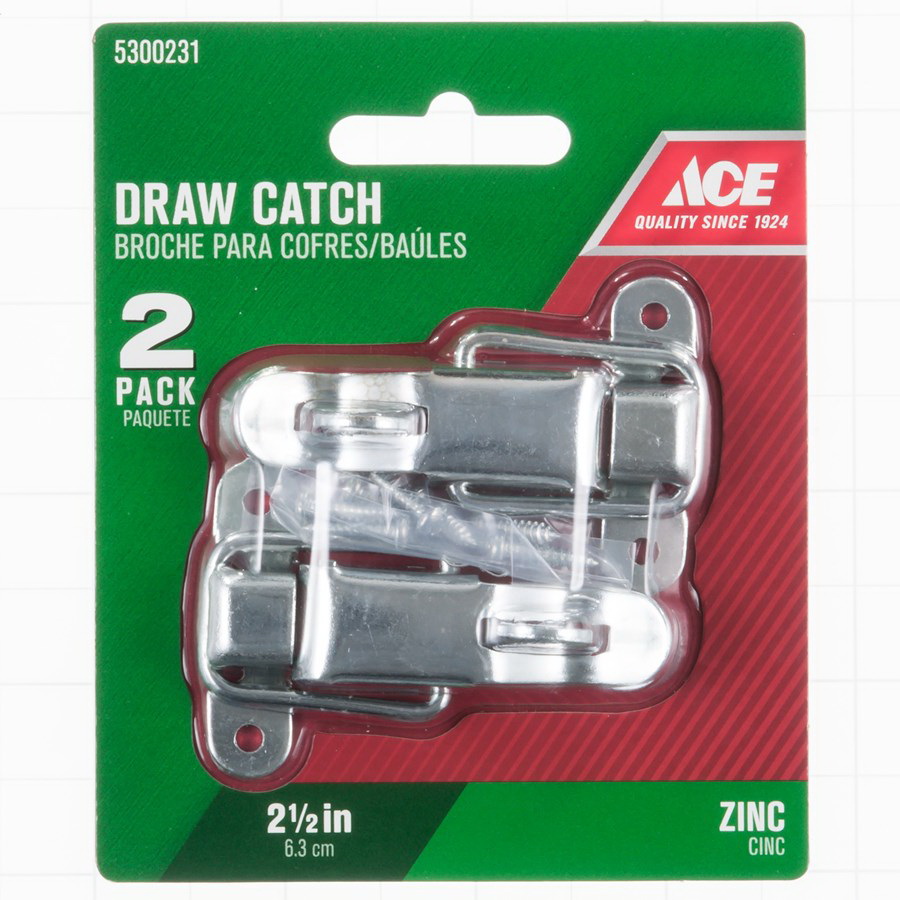 ACE 01-3620-025 Lockable Drawer Catch, Zinc, Zinc - 2
