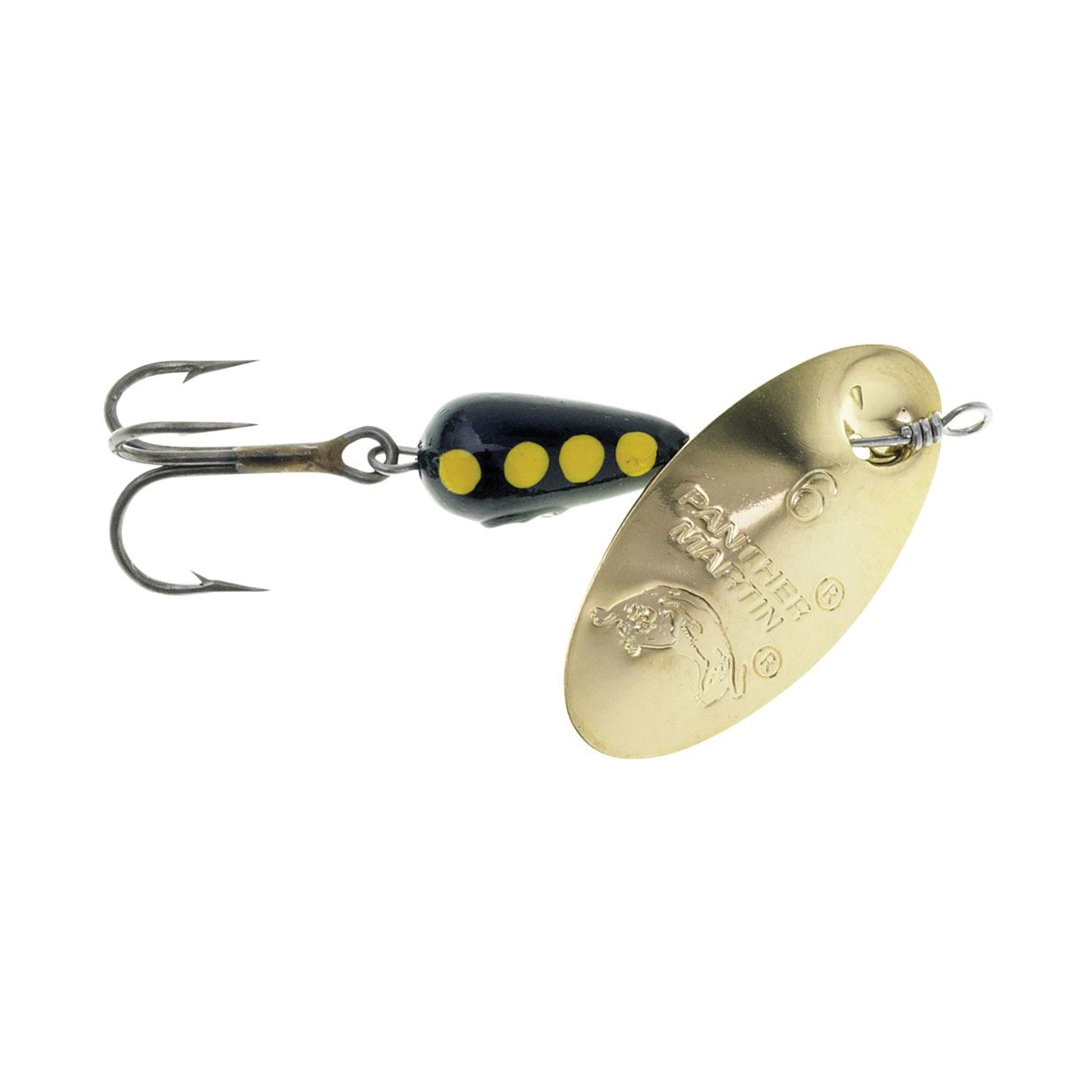 Panther Martin Classic Regular Series 4PMR-G Spinner Lure, Gold Lure - 1