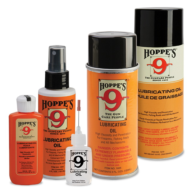 Hoppe's 1003 Lubricating Oil, Liquid, Odorless, Clear/Water White, 2.25 oz, Bottle