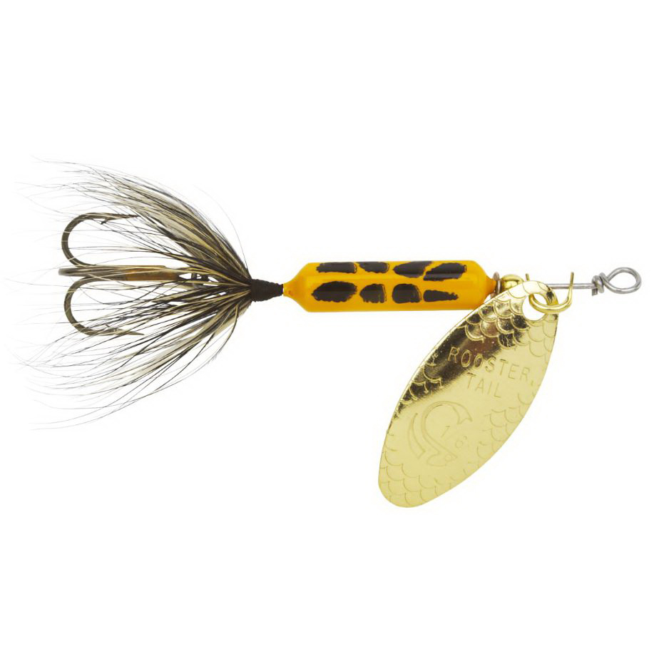 Worden's 208-YLCD Spinner Lure, Yellow Lure