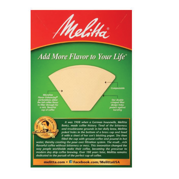 Melitta 3663648 #4 Coffee Filter, Cone, Paper, Natural Brown - 4
