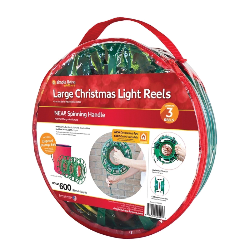 Simple Living 715203 Christmas Light Reel, Green
