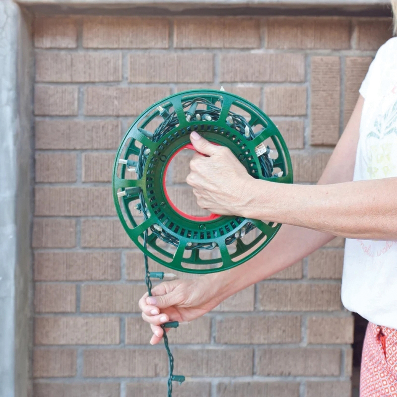 Simple Living 715203 Christmas Light Reel, Green