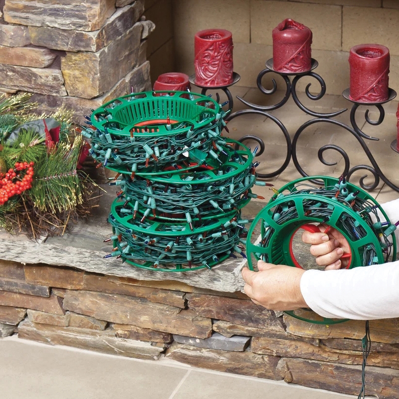 Simple Living 715203 Christmas Light Reel, Green
