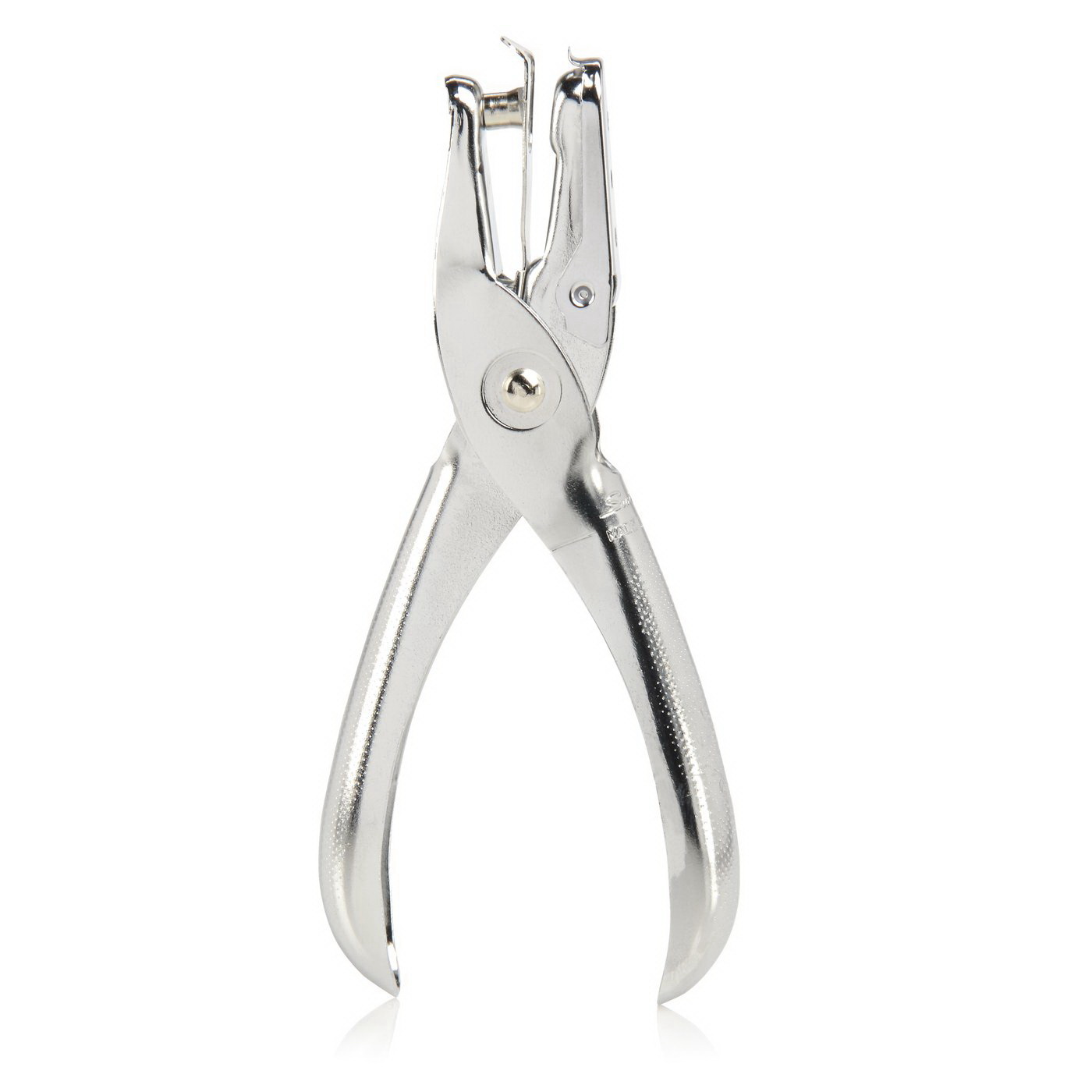 Swingline 91069 1-Hole Punch, 5 in OAL, 1/4 in Cutting Hole, Metal
