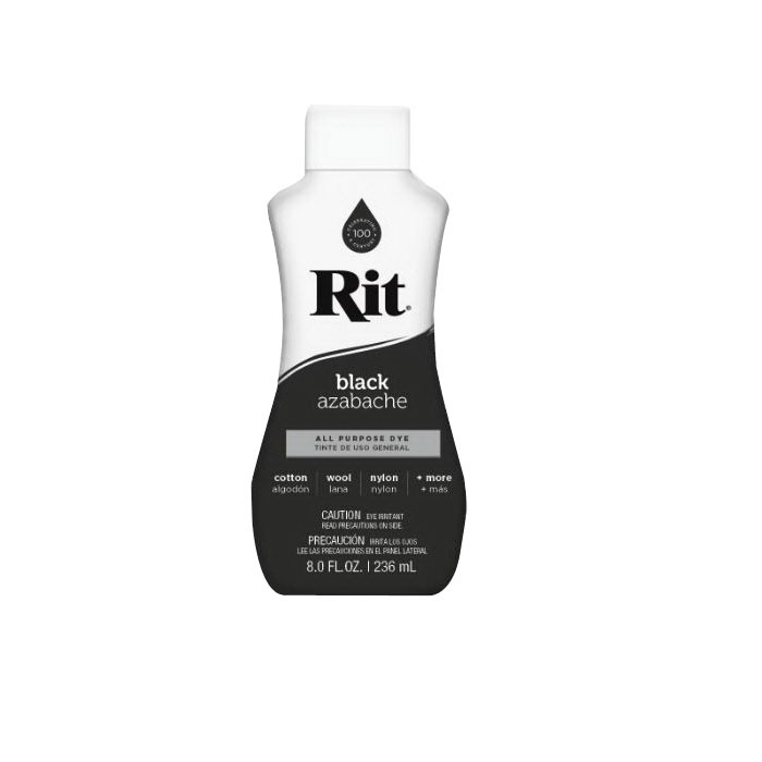 Rit Dye 1313071 Dye, Liquid, Black, 8 oz