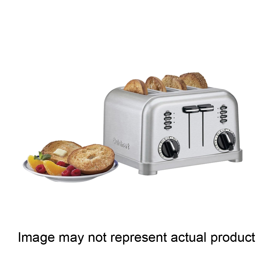 CPT-180 Classic Toaster, 4-Slice, 6, Button, Dial, Lever Control, Metal/Stainless Steel